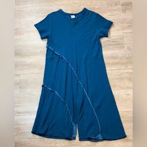 Oh My Gauze! Women’s 100% Gauze V-neck Midi Dress Size 2 (L/XL, 12-14)